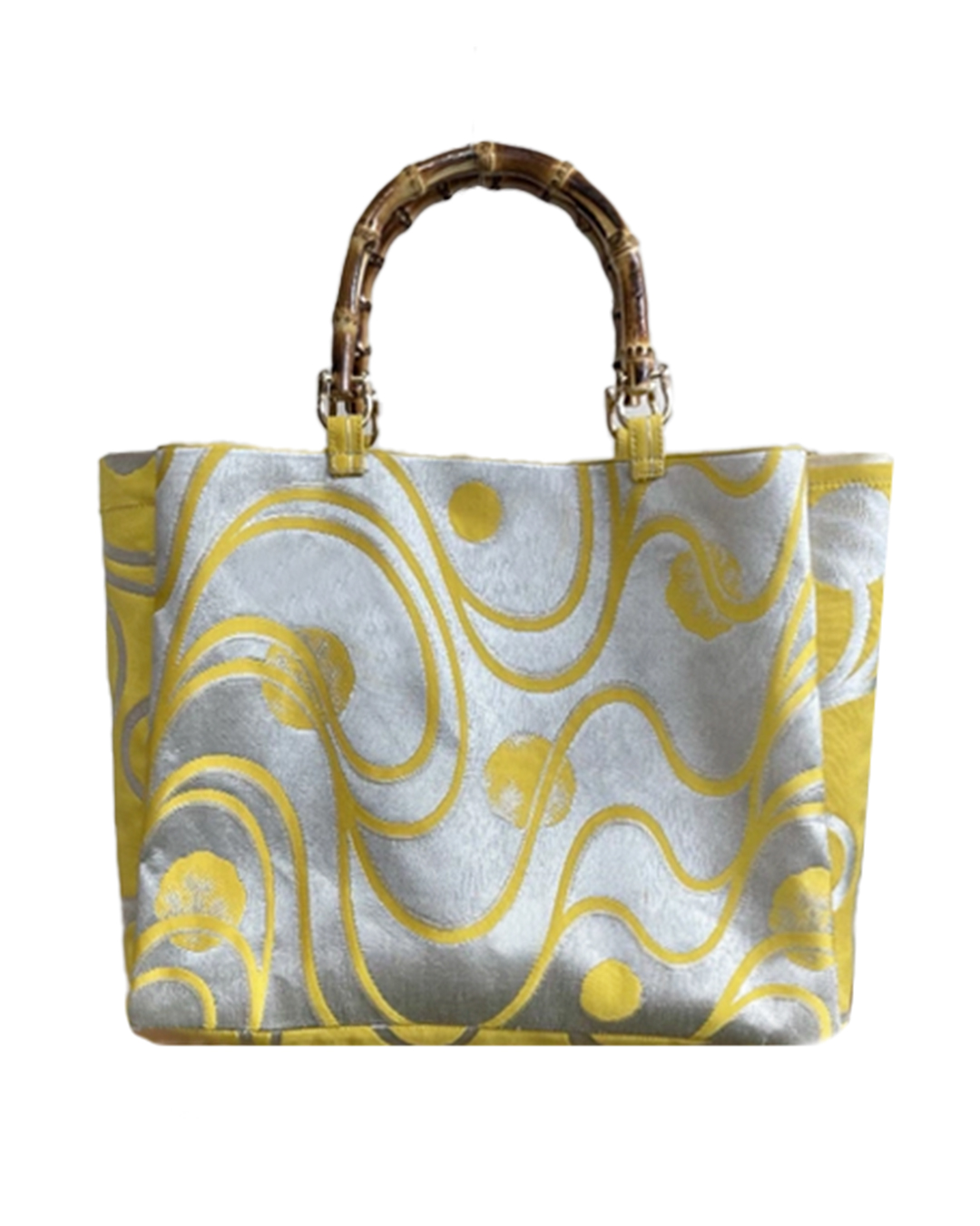 持ち手竹バック