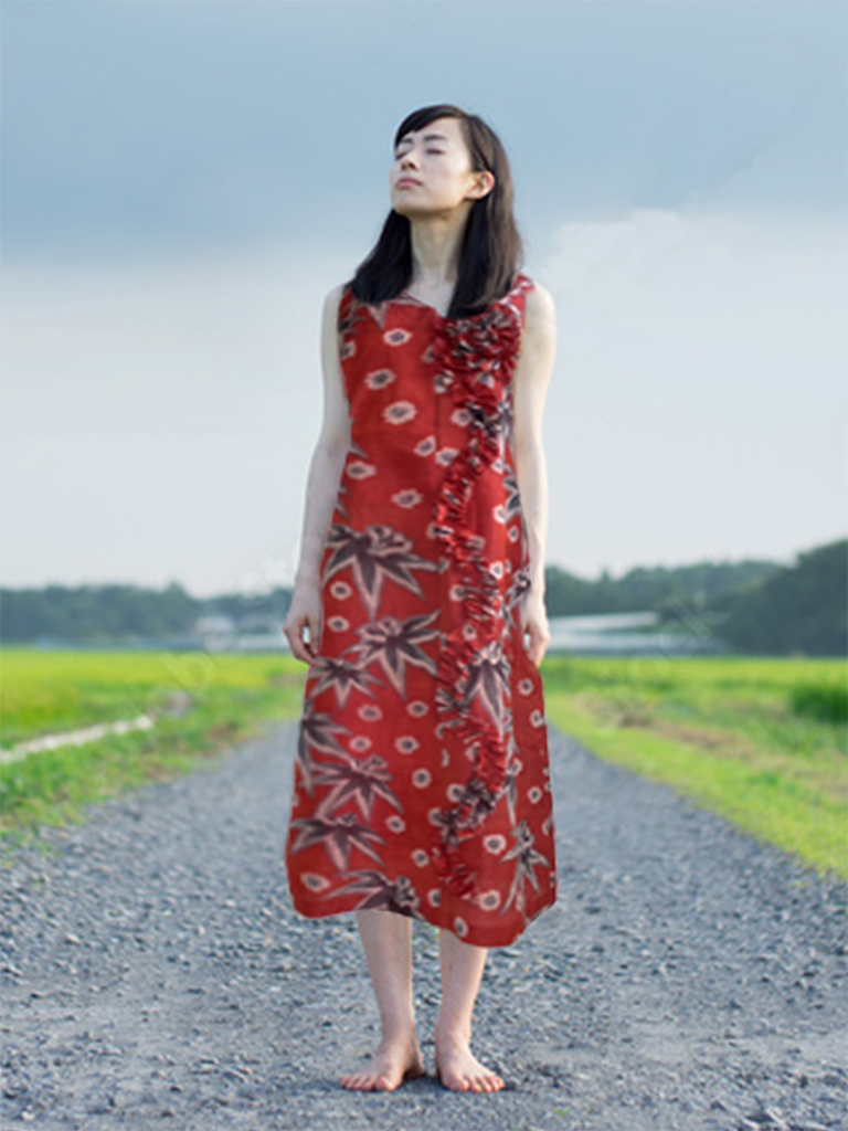 Antique kimono dress