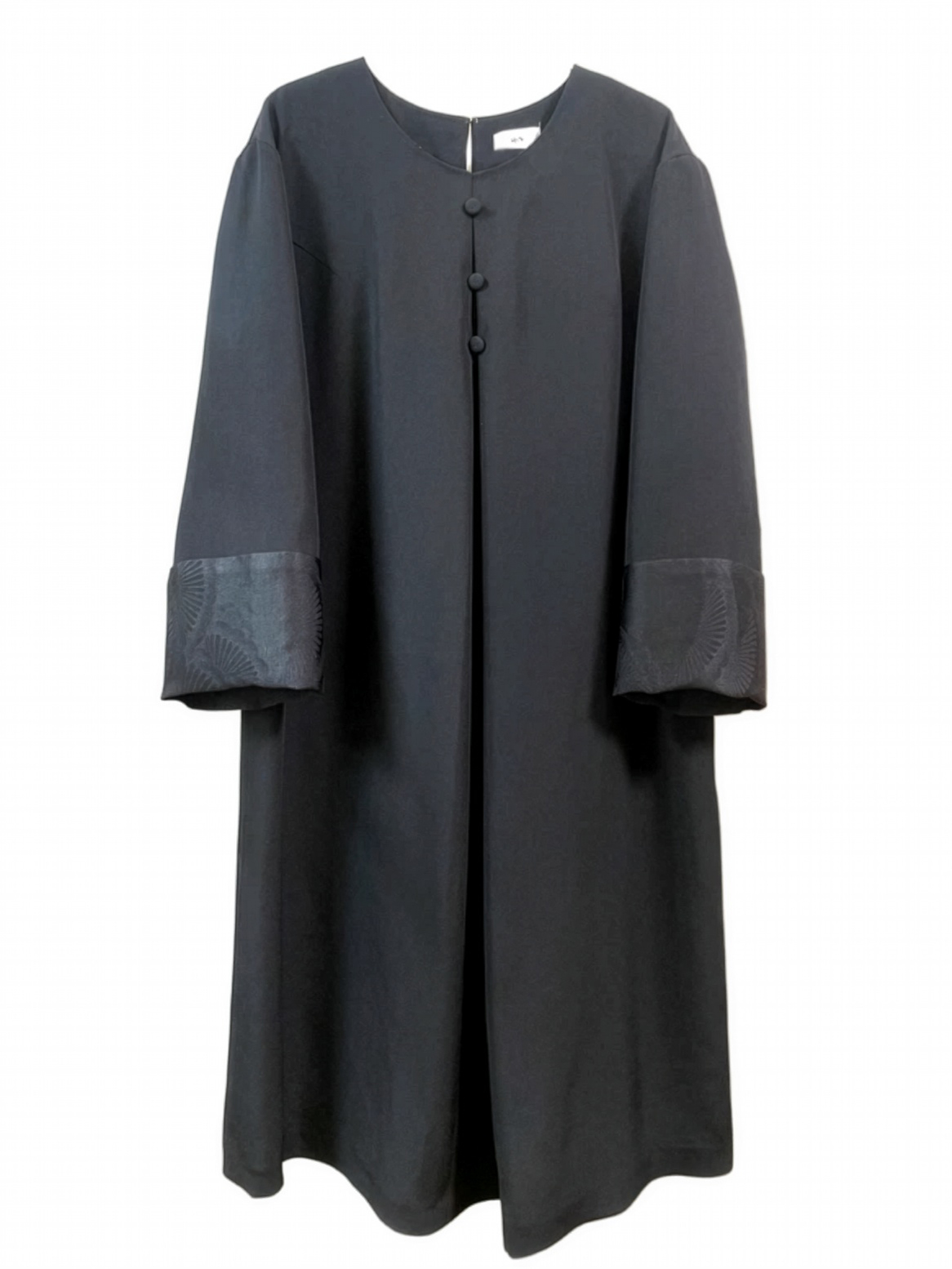 Black formal dress from inherited kimono